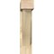 Ekena Millwork Traditional Block Rough Sawn Bracket w/ Offset Brace, Douglas Fir, 6"W x 22"D x 26"H BKT0604X22X26TRA05RDF - alternate 4